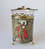 Лампада настольная "Архангел Михаил и Прп. Илья Муромец"